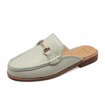 Loafer Mules SY-08 Cream Nappa